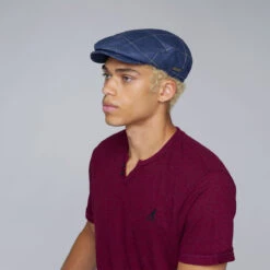 Kangol British Peebles -Kangol Sales Shop k1036lx kangol british peebles navy windowpane 8 4
