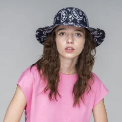 Kangol Paisley Wide Brim Casual -Kangol Sales Shop k3549 kangol paisley wide brim casual bucket dark blue white 7 3