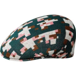 Kangol Pixelated Plaid 504 -Kangol Sales Shop k3577 kangol pixelated plaid 504 ivy cap pine cream 1k 7
