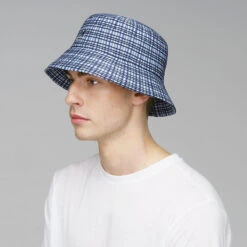 Kangol Prep Plaid Bucket -Kangol Sales Shop k3616 kangol prep plaid bucket blue plaid 8