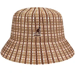 Kangol Prep Plaid Bucket -Kangol Sales Shop k3616 kangol prep plaid bucket natural plaid 1 4
