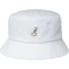 Kangol Washed Bucket Hat -Kangol Sales Shop k4224ht white front 2