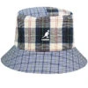 Kangol Plaid Mash-Up Bucket 1 Kangol Plaid Mash-Up Bucket -Kangol Sales Shop k5297 kangol plaid mashup bucket mykonos blue 1