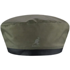 Kangol Nylon Plush Reversible Beret -Kangol Sales Shop k5314 kangol nylon plush rev beret off white oil green 5 2