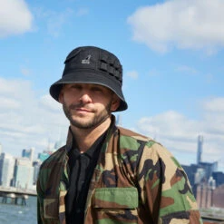 Kangol Waxed Utility Bucket -Kangol Sales Shop k5328 kangol waxed utility bucket bucket black 7 10