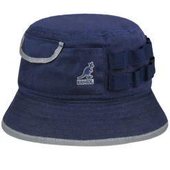 Kangol Waxed Utility Bucket -Kangol Sales Shop k5328 kangol waxed utility bucket bucket dk blue 1 4