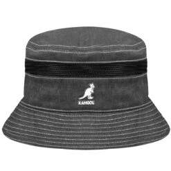 Kangol Distressed Cotton Mesh Bucket 7 Kangol Distressed Cotton Mesh Bucket -Kangol Sales Shop k5381 kangol distressed cotton mesh bucket black 1 2