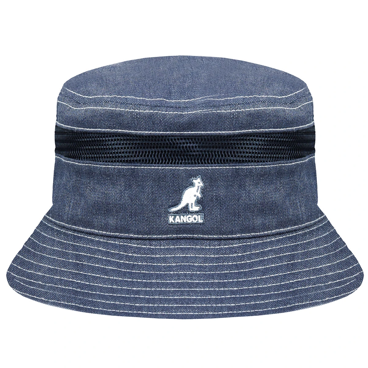 Kangol Distressed Cotton Mesh Bucket 5 Kangol Distressed Cotton Mesh Bucket - Image 3