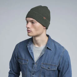 Kangol Squad Fully Fashioned Cuff Pull On -Kangol Sales Shop kangol squad fully fashioned pull on moss grey av8 1