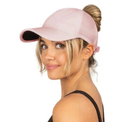PonyFlo® Mesh Back Baseball Cap -Kangol Sales Shop kcapt1005 david young ponyflo performance 4 way stretch mesh bbaseball pink 1 1