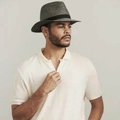 Ladon Fedora -Kangol Sales Shop ladon kaminski ladon fedora graphite black 7 3