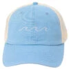 Ocean Waves Mesh Back Ponyflo Baseball Cap 1 Ocean Waves Mesh Back Ponyflo Baseball Cap -Kangol Sales Shop lcapmt1472 d y ocean waves ponyflo baseball blue 1