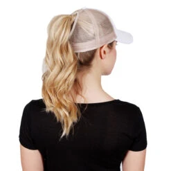 Vacay Mode Mesh Back Ponyflo Baseball Cap -Kangol Sales Shop lcapmt988 d y vacay mode ponyflo baseball white 3 1