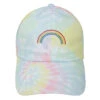Rainbow Be Kind Ponyflo Baseball Cap -Kangol Sales Shop lcapt1404 david and young rainbow be kind ponyflo baseball pink 1