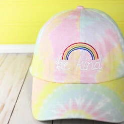 Rainbow Be Kind Ponyflo Baseball Cap -Kangol Sales Shop lcapt1404 rainbow be kind ponyflo bb 0165 1