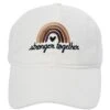 Stronger Together Ponyflo Baseball Cap -Kangol Sales Shop lcapt214 d y stronger together ponyflo baseball white 1