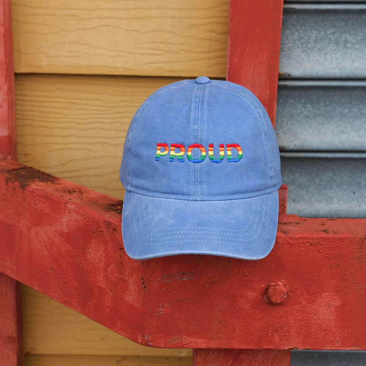Rainbow Proud Ponyflo Baseball Cap 6 Rainbow Proud Ponyflo Baseball Cap - Image 4