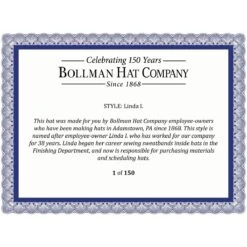 Linda I. Boater - Exclusive -Kangol Sales Shop lindai sn918 cert 1