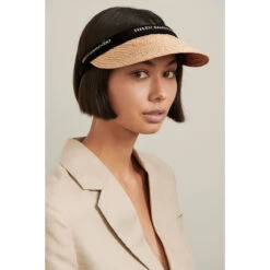 Marina Visor -Kangol Sales Shop marina helen kaminski marina visor natural black logo 6 1