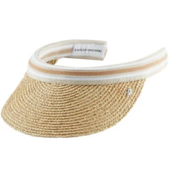 Marina Visor -Kangol Sales Shop marina helen kaminski marina visor natural nougat stripe 1 1