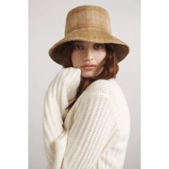 Roset Bucket -Kangol Sales Shop roset helen kaminski roset bucket camel check 7