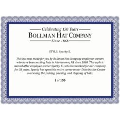 Sparky E. Fedora - Exclusive 15 Sparky E. Fedora - Exclusive -Kangol Sales Shop sparkye dn171 cert 1