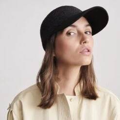 Vivette Baseball Cap 11 Vivette Baseball Cap -Kangol Sales Shop vivette helen kaminski vivette baseball cap baseball cap charcoal black 1 1