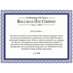 Steve J. Fedora - Exclusive -Kangol Sales Shop williec dn171 cert 2 5