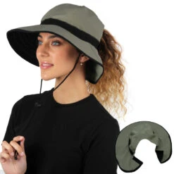 Ponyflo® Outdoor Sun Hat -Kangol Sales Shop ysbu2758 david young ponyflo outdoor sun hat outback olive 1 1